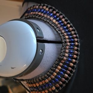 Beaded collar necklace